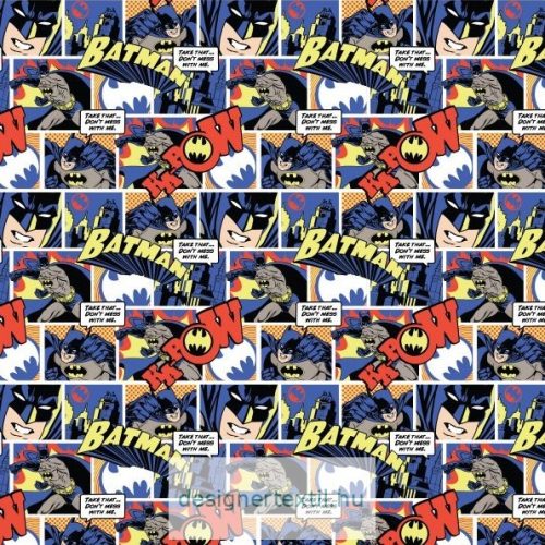 Batman Pop Comics quilt cotton by Camelot Fabric