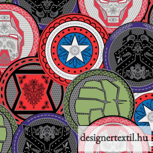 Marvel érmék pamutvászon (Marvel Coins)