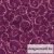 Padlizsán karácsonyi mintás pamutvászon -Aubergine Swirling Vines - Benartex