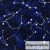 Éjszakai csillagképek - sötétben világító- pamutvászon (Midnight Glows in the Dark Constellations)