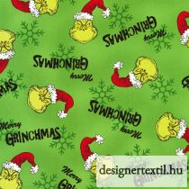   Grinch pamutvászon (Green Dr. Seuss How the Grinch Stole Christmas)