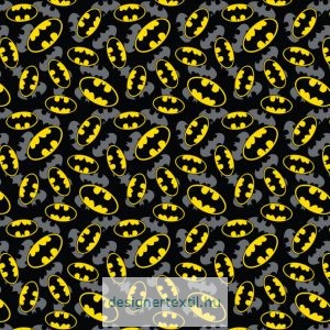Batman Logo Overlay quilt cotton by Camelot Fabric