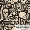 Csontvázas pamutvászon (Halloween Boney Yard) Csontvázas pamutvászon (Halloween Boney Yard)